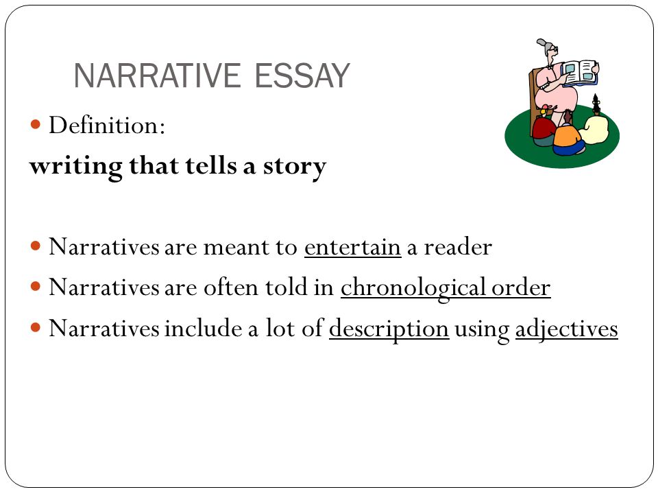 Definition of narrative writing